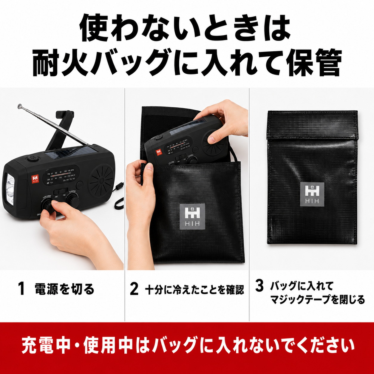 【リュック&シュラフ(寝袋)2個付き】防災セット 2人用 【 HIHハザードリュック二人用 premium プレミアム】福島県の被災者考案の非常用持ち出し袋 防災バッグ 災害グッズ 防災グッズ 防災リュック