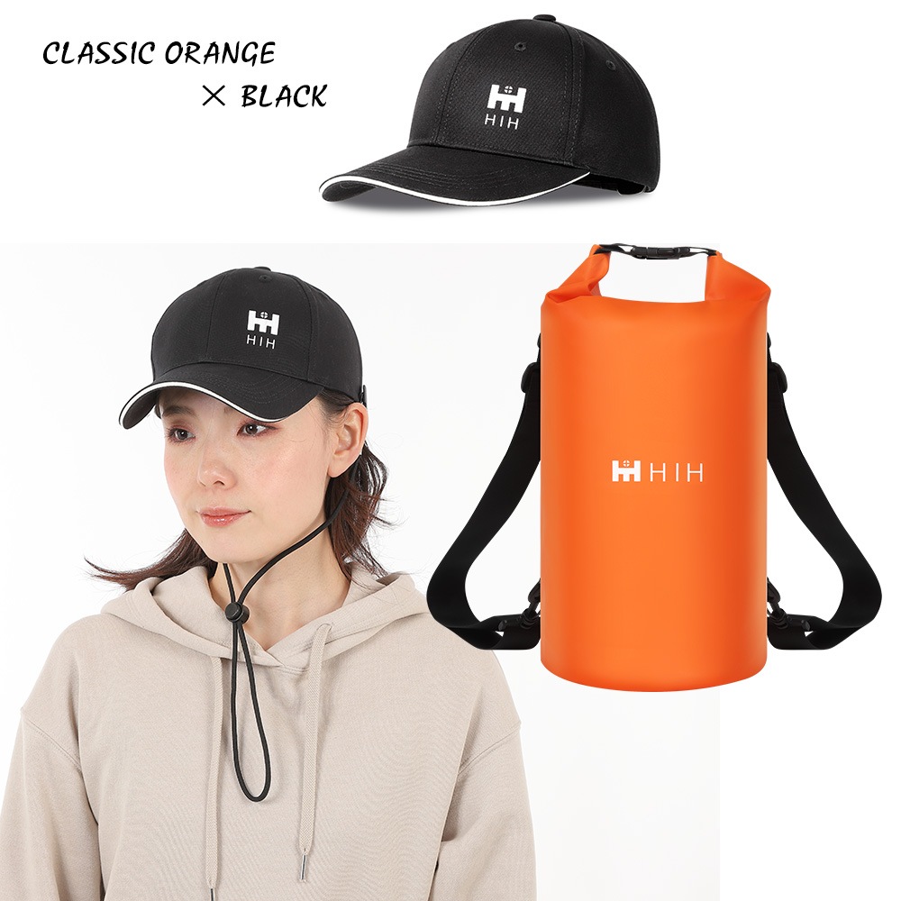 【頭部保護ボウメット付】防災セット 1人用 防災グッズ セット HIH完全防水ハザードバッグ Advance【福島県企業が開発 デザイナーズリュック】 「ボウメット」追加タイプ