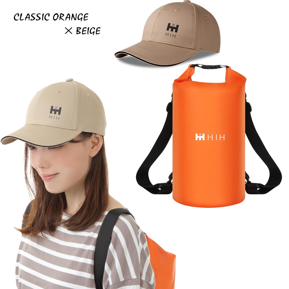 【頭部保護ボウメット付】防災セット 1人用 防災グッズ セット HIH完全防水ハザードバッグ Advance【福島県企業が開発 デザイナーズリュック】 「ボウメット」追加タイプ