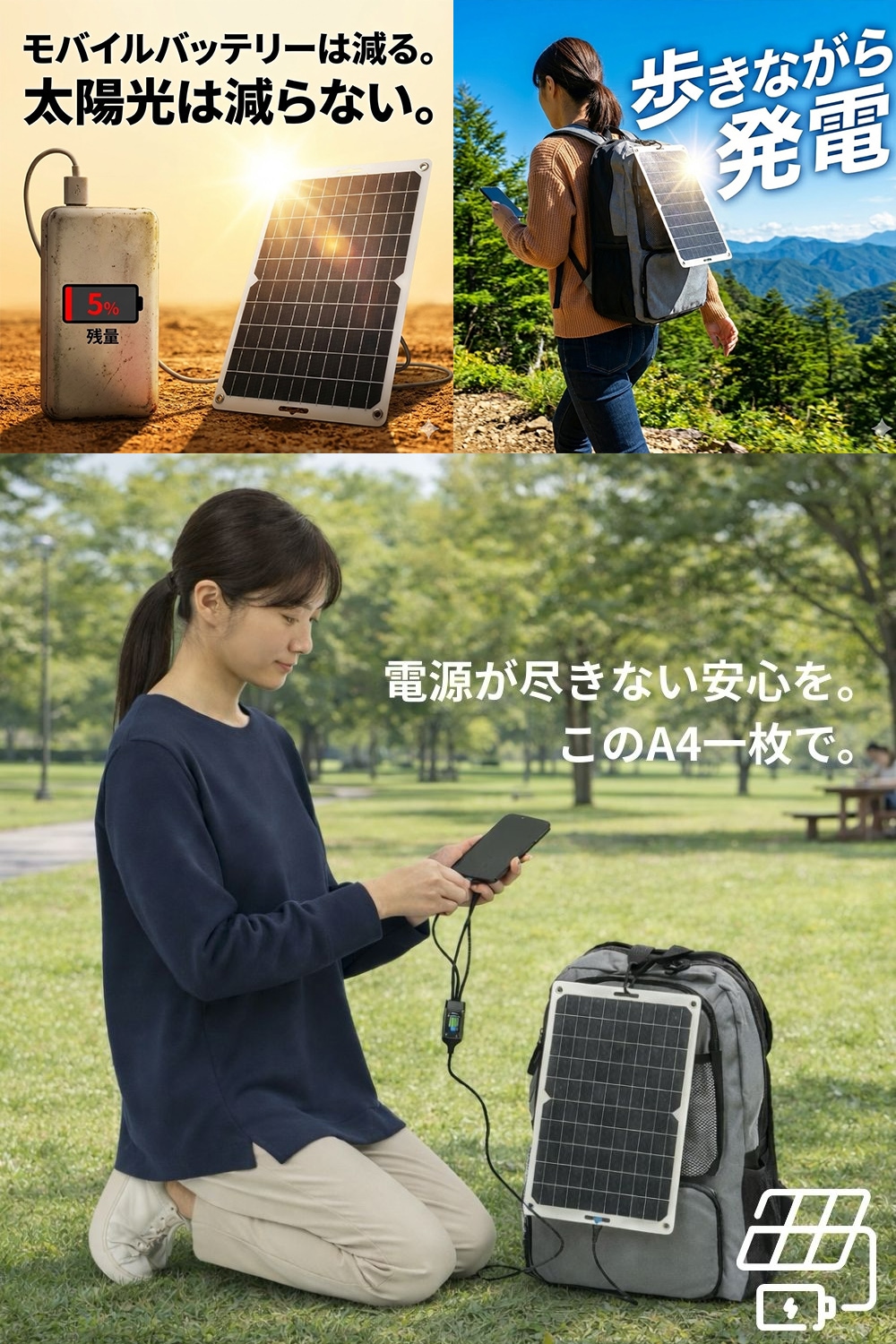 【防災用ソーラーパネル搭載】 【福島県企業が開発】防災セット 1人用 防災リュック 防災グッズセット HIH ハザードリュックsolar  非常用持ち出し袋 防災バッグ 防災リュック 1人 防災グッズ