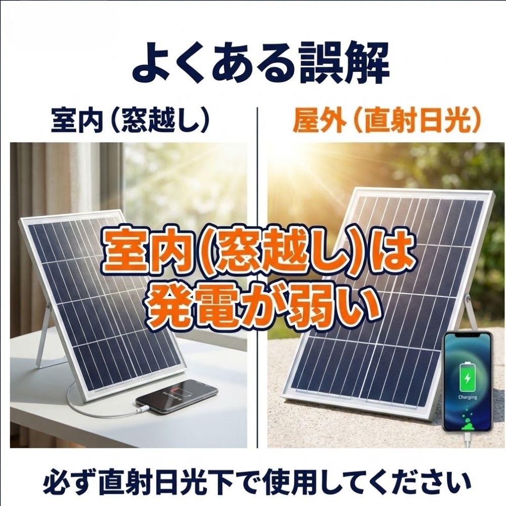 HIH 防災用ソーラーパネル コンパクトタイプ 太陽光でスマホ充電 停電・災害時に備える非常用電源