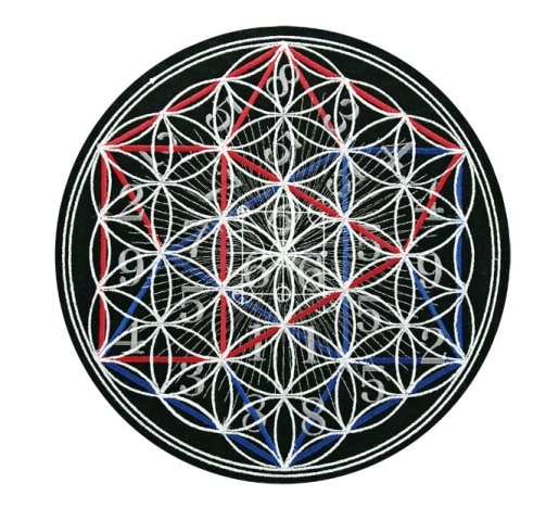 フラワーオブライフ 神聖幾何学図形 金運アップ あたらしく