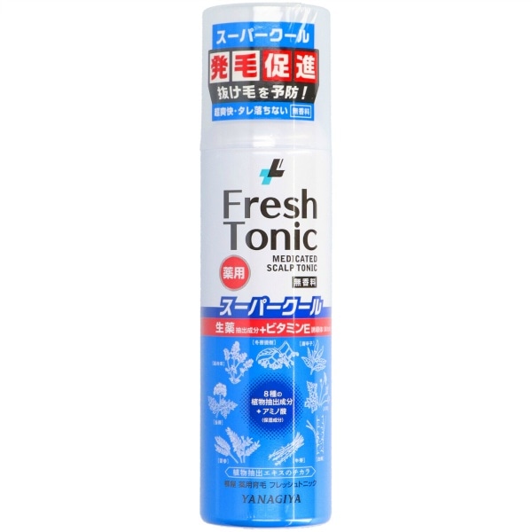 柳屋 薬用 育毛 フレッシュトニック 無香料 クール 190g : 柳屋本店