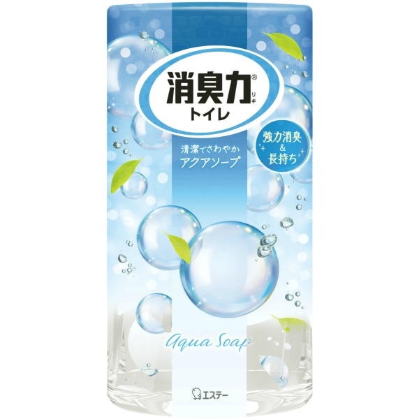 消臭力 トイレ用 アクアソープ 400ml : エステー