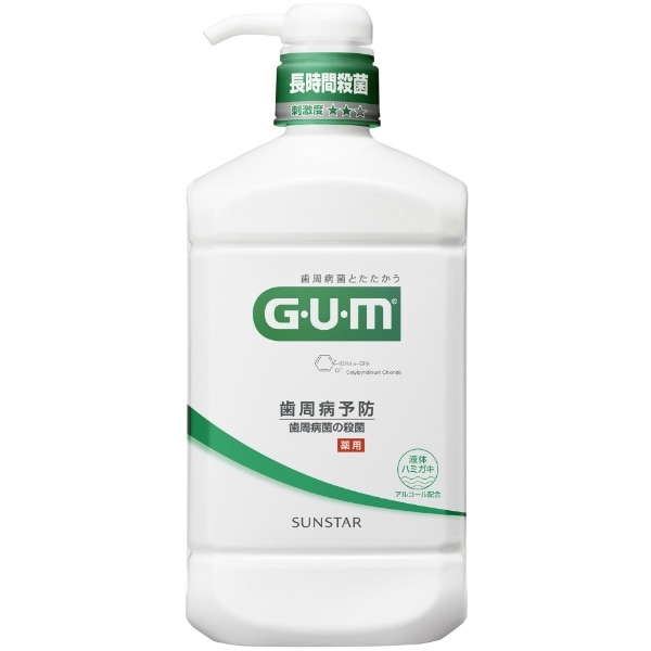 GUM ガム デンタルリンス レギュラータイプ 960ml : サンスター