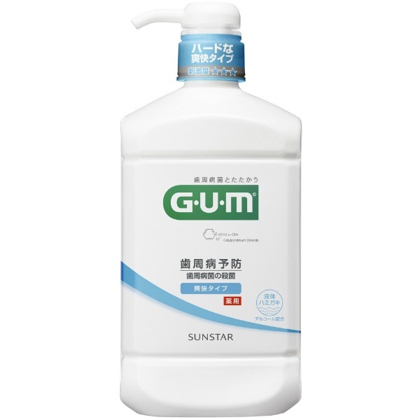 GUM ガム デンタルリンス 爽快タイプ 960ml : サンスター