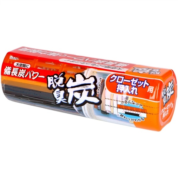 脱臭炭 クローゼット・押入れ用 300g : エステー