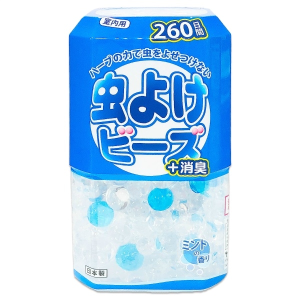 虫よけビーズ ミントの香り 260日用 380g : ライオンケミカル