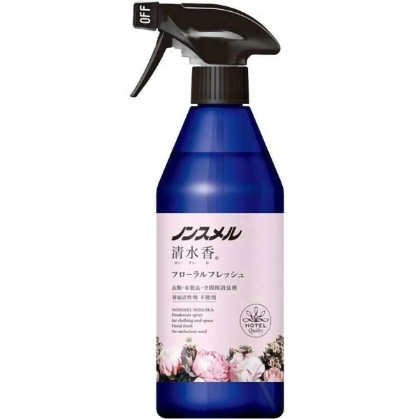 ノンスメル 清水香 フローラルフレッシュの香り 本体 400ml : 白元アース
