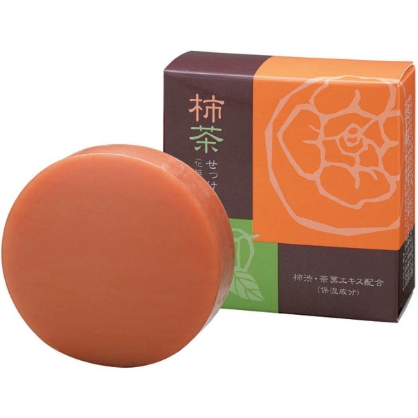 柿茶石けん 80g : 地の塩社