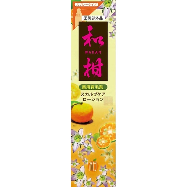 薬用 育毛剤 和柑スカルプケアローション スプレータイプ 120ml : 三和通商
