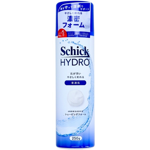 シック ハイドロ 普通肌 シェービングフォーム 250g : シック(Schick)