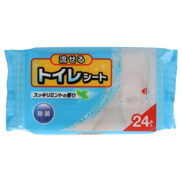 流せるトイレシート 24枚入 : コットンラボ