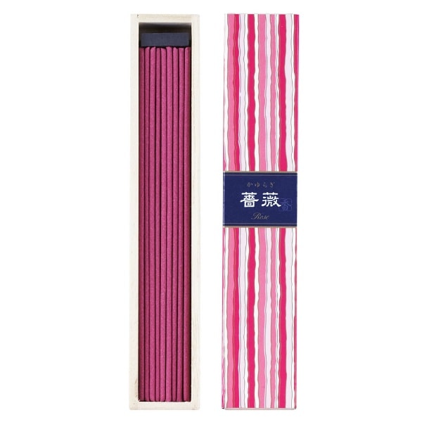 かゆらぎ スティック 薔薇 40本入 : 日本香堂