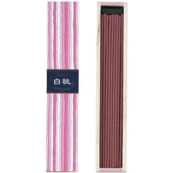 かゆらぎ スティック 白桃 40本入 : 日本香堂