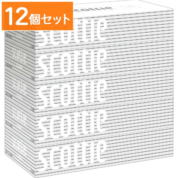 スコッティ ティシュー 200組×5個パック 【×12個セット・まとめ買い】