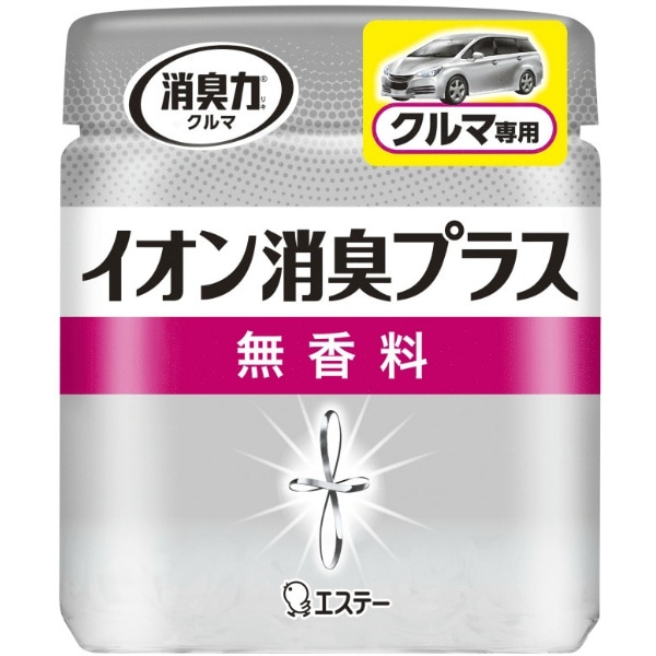 消臭力 クリアビーズ イオン消臭プラス 消臭剤 車用 無香料 本体 90g : エステー