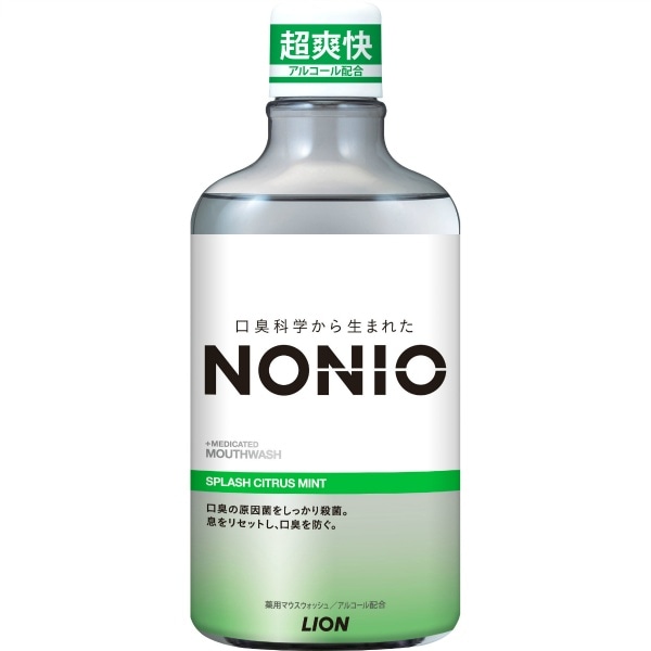 NONIO ノニオ マウスウォッシュ スプラッシュシトラスミント 600ml : ライオン