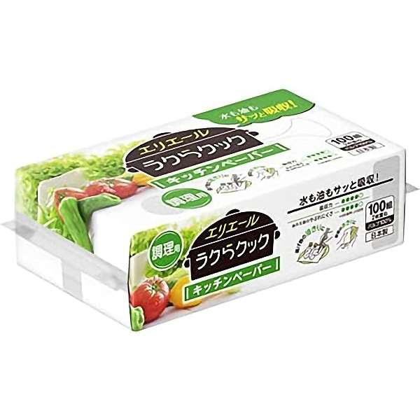 エリエール ラクらクック キッチンペーパー 1個 : 大王製紙