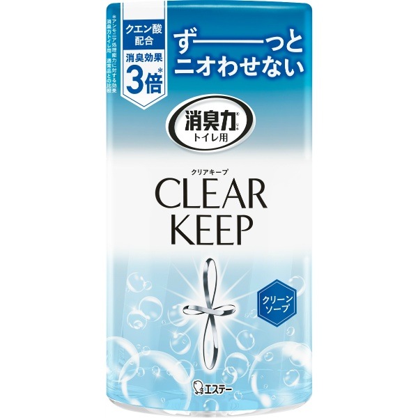 トイレの消臭力 CLEAR KEEP クリーンソープ 400ml : エステー