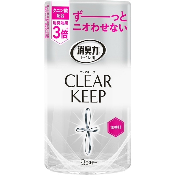 トイレの消臭力 CLEAR KEEP 無香料 400ml : エステー