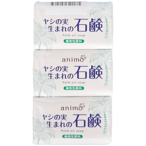 ヤシの実石鹸 80g×3個入 : ロケット石鹸