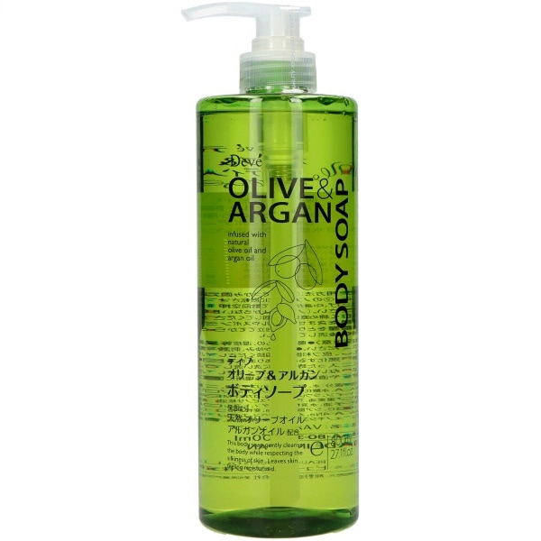 ディブ オリーブ&アルガン ボディソープ 本体 800ml : 熊野油脂