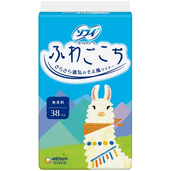 ソフィ おりものシート ふわごこち 無香料 76個入×40個セット 38枚入ソフィ ふわごこち 無香料 38枚入 : ユニ・チャーム（ユニ