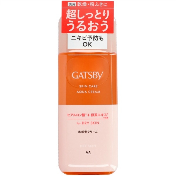 ギャツビー 薬用 スキンケアアクアクリーム 200ml : マンダム