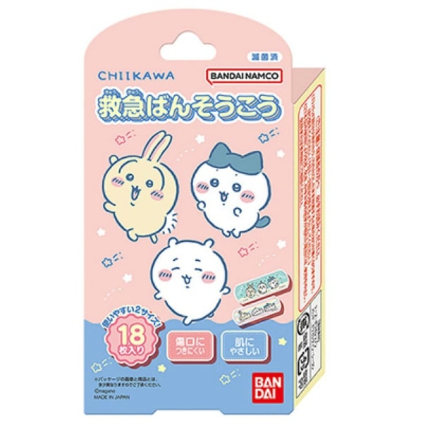 救急ばんそうこう ちいかわ 18枚入 : バンダイ