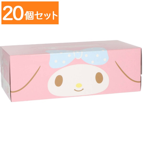マイメロディ ボックスティッシュ キュートピンク 150組 1個 【×20個セット・まとめ買い】