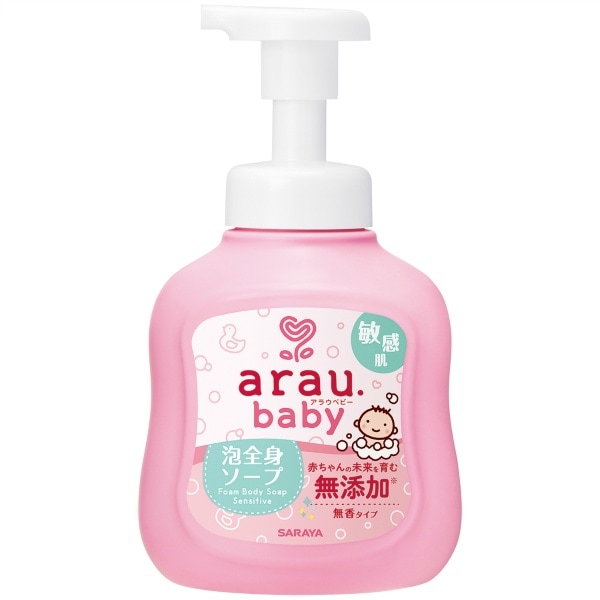 アラウ.ベビー 泡全身ソープ 敏感肌 450ml : サラヤ