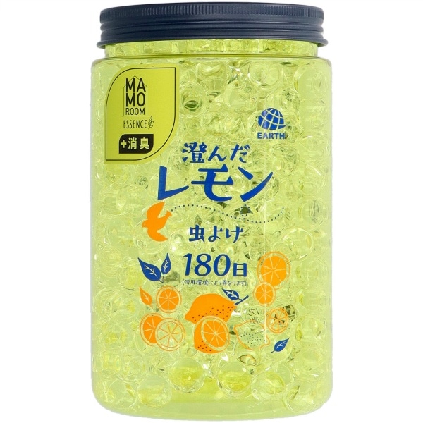 マモルームエッセンス 虫よけパール 180日用 澄んだレモン 500g : アース製薬