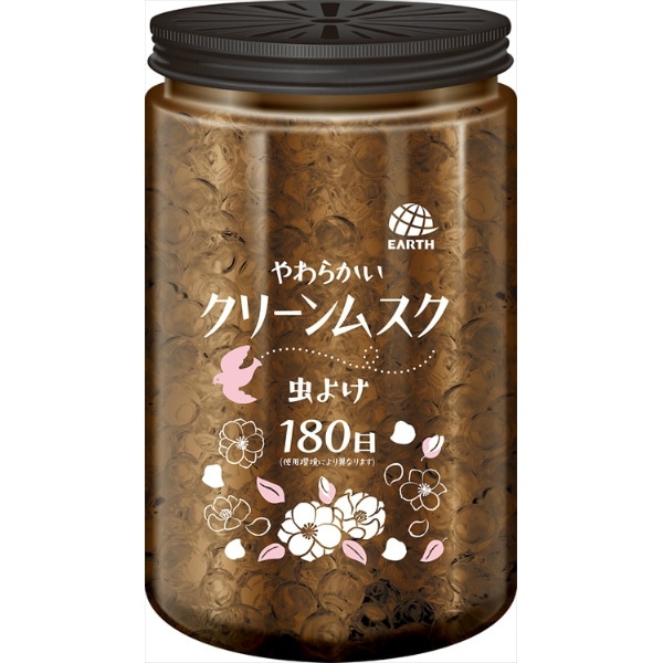 マモルームエッセンス 虫よけパール 180日用 やわらかいクリーンムスク 500g : アース製薬