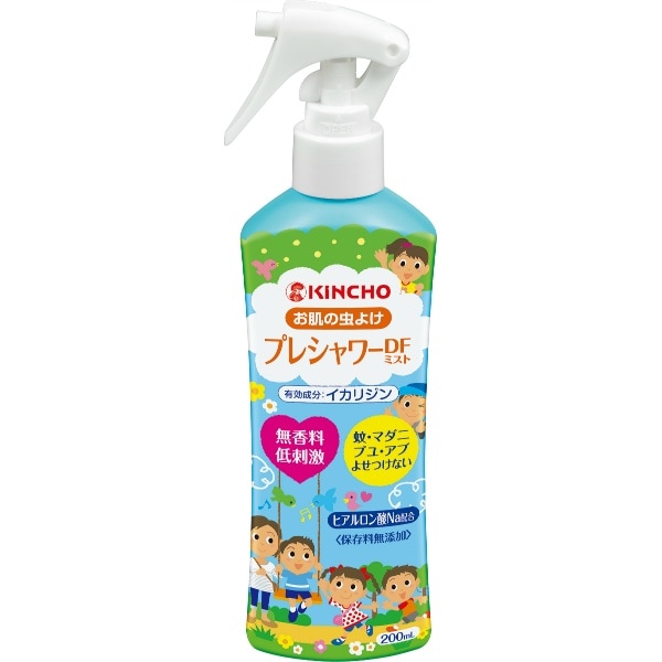 プレシャワー お肌の虫除けスプレー DF ディートフリー 無香料 200ml : 大日本除虫菊（金鳥）