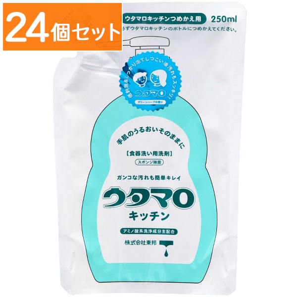 ウタマロキッチン 詰替え 250ml 【×24個セット・まとめ買い】