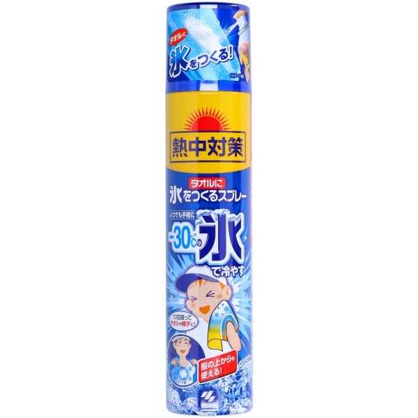 熱中対策 タオルに氷をつくるスプレー 230ml : 小林製薬