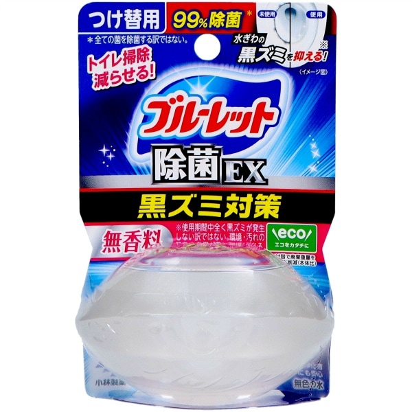 液体ブルーレット おくだけ 除菌EX 無香料 つけ替え用 67ml : 小林製薬