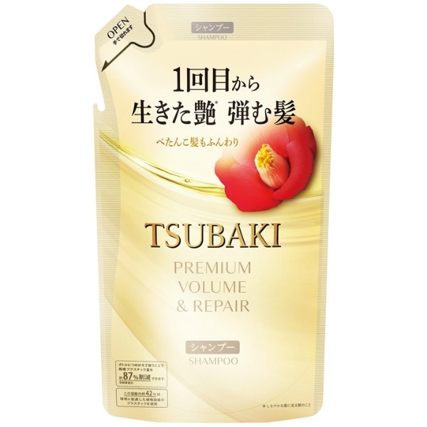 TSUBAKI プレミアム ボリューム&リペア シャンプー 詰替え 300ml : ファイントゥデイ
