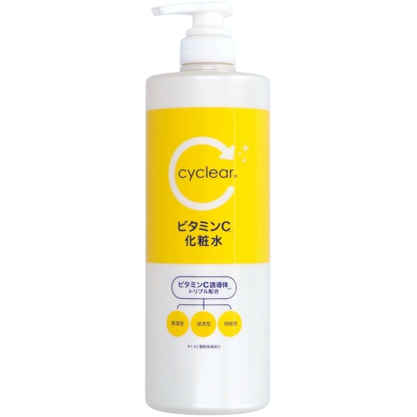 cyclear ビタミンC 化粧水 大容量 1000ml : 熊野油脂