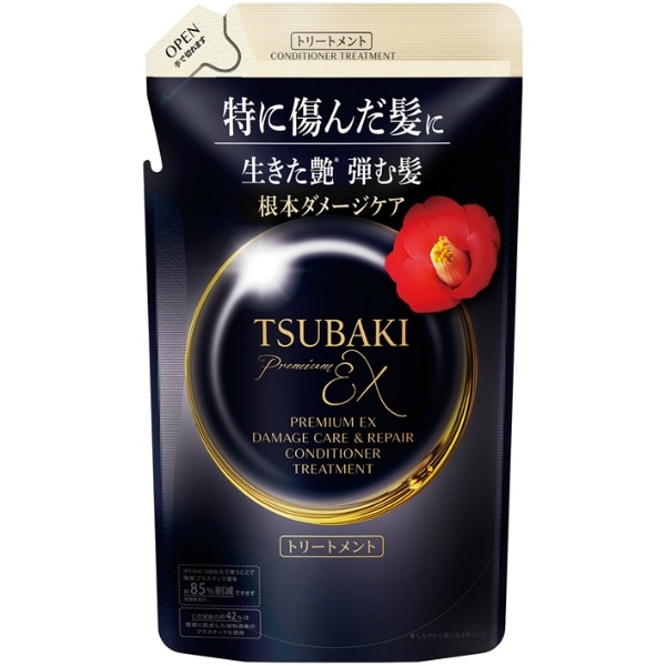 TSUBAKI プレミアムEX ダメージケア&リペア コンディショナートリートメント 詰替え 300ml : ファイントゥデイ
