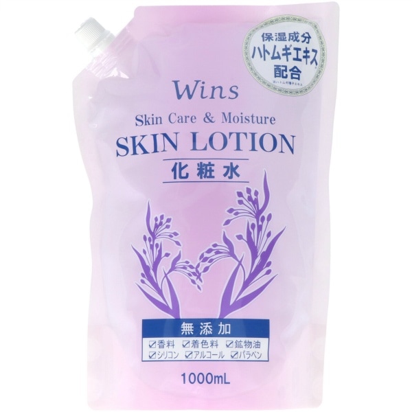 ウインズ ハトムギエキス化粧水 大容量 詰替え 1000ml : 日本合成
