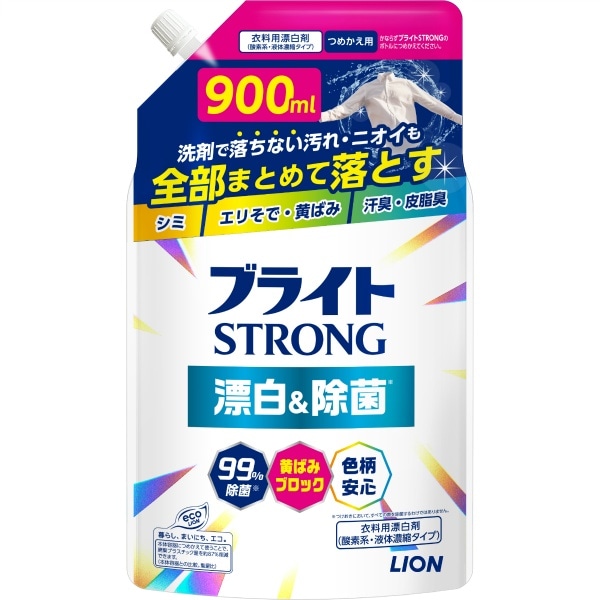 ブライト STRONG 漂白&抗菌 ジェル 詰替え 900ml : ライオン