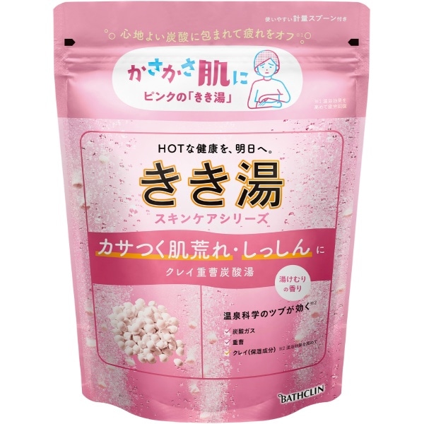 きき湯 クレイ重曹炭酸湯 360g : バスクリン