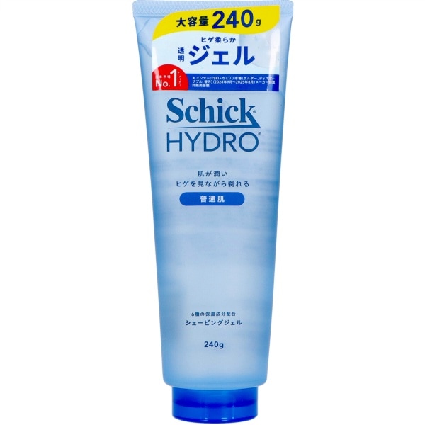 シック ハイドロ 普通肌 シェービングジェル 240g : シック(Schick)