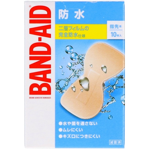 バンドエイド 防水 指先用 10枚入