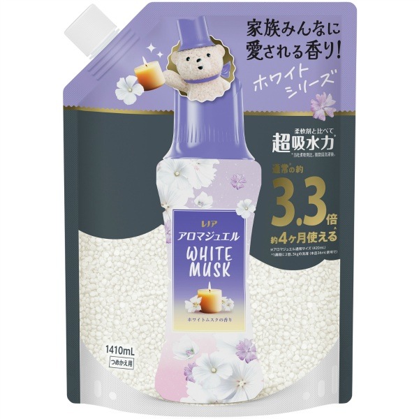 レノア アロマジュエル ホワイトムスクの香り 詰替え 超特大サイズ 1410ml : P&G