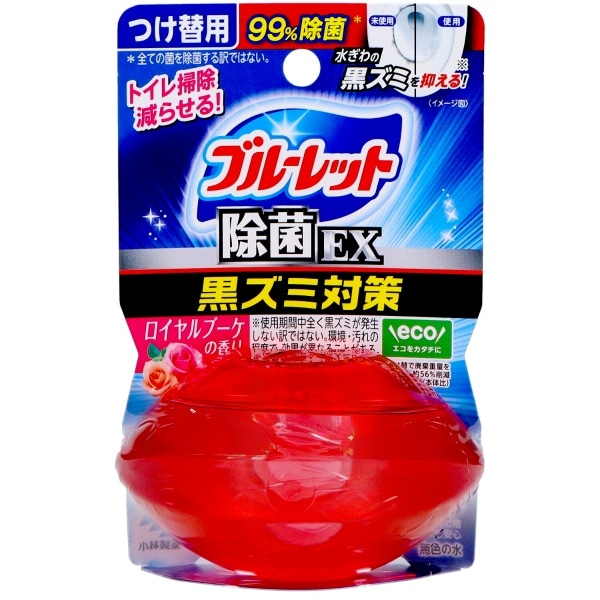 液体ブルーレット おくだけ 除菌EX ロイヤルブーケの香り つけ替え用 67ml : 小林製薬