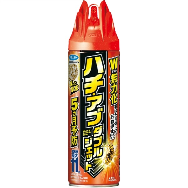ハチ・アブダブルジェット 450ml : フマキラー