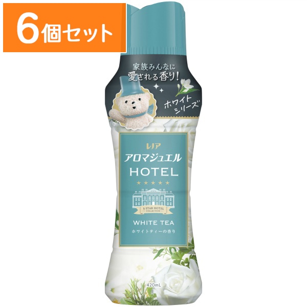 レノア アロマジュエル ホワイトティーの香り 本体 420ml : P&G 【×6個セット・まとめ買い】